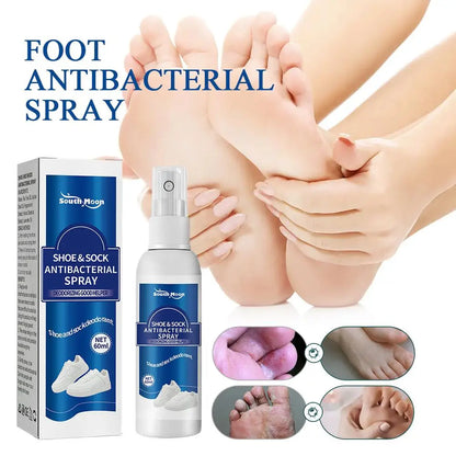 Footmax Shoe Deodorizer Spray - 60ml Antibacterial Foot Odour Eliminator & Freshener
