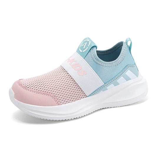 Girls Slip-On Sneakers - Lightweight Knit Kids Shoes | FootMaxLDN - footmaxldn