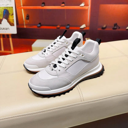 Fashionable Casual Men's Shoes Trendy Dad Sneakers Sporty Flat Heel Rubber Sole Winter Summer Spring Autumn Wear Resistant - footmaxldn