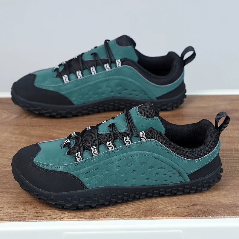 Autumn New Wide Toe Men Waterproof Sneakers Outdoor Non-slip Rubber Walking Shoes For Men Sport Hiking Footwear Plus Size 37-48 - footmaxldn