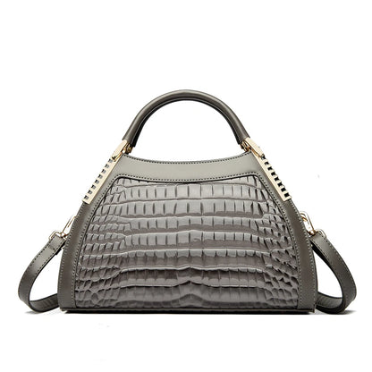Alligator Patent Leather Shoulder Crossbody Hand Bags for Women Brand Luxury Handbags Women Bags Designer Hobos Two Layers Sac - footmaxldn