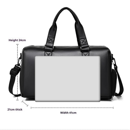 Footmax Large Travel Gym Bag - Wet Dry Separation with Shoe Compartment - footmaxldn