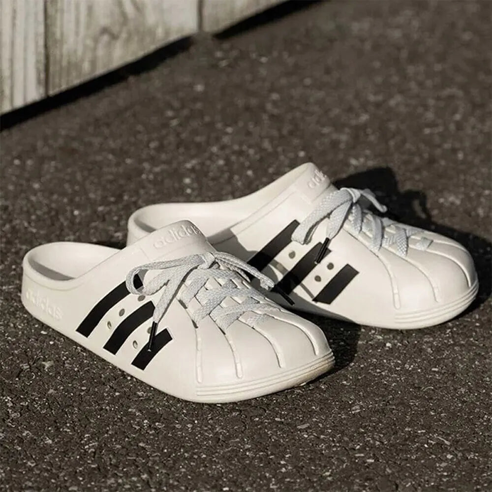 Adidas ADILETTE CLOG Slip-On Fashion Sneakers, Effortless & Durable For Everyday Comfort and Casual Adventures - footmaxldn