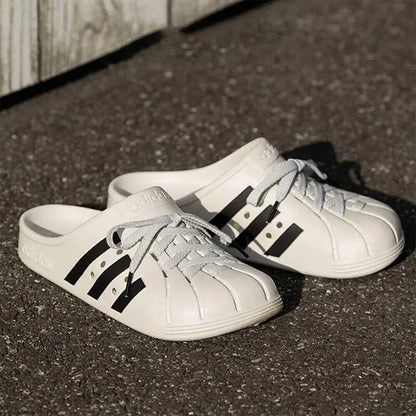 Adidas ADILETTE CLOG Slip-On Fashion Sneakers, Effortless & Durable For Everyday Comfort and Casual Adventures - footmaxldn