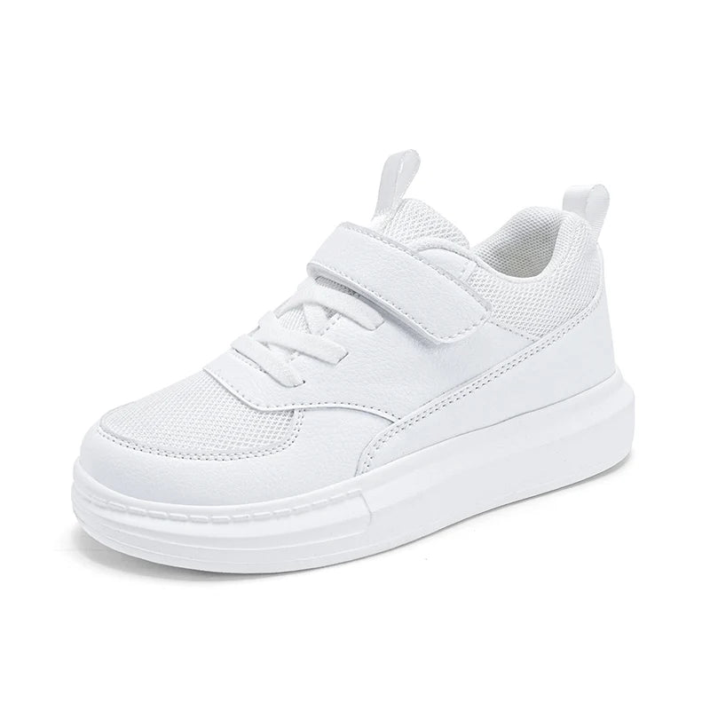 Fashion Children Shoes Boy Sneaker Black Leather Mesh Summer Comfortable Kids Casual Sneaker Running Sports Shoes for Boy - footmaxldn