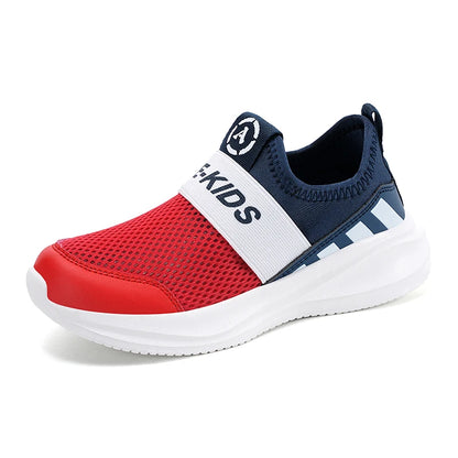 Girls Slip-On Sneakers - Lightweight Knit Kids Shoes | FootMaxLDN - footmaxldn