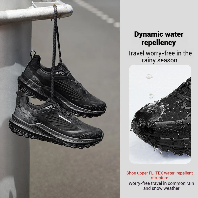 361 Degrees Men's Shoes Water-repellent Windproof Comfortable Non-slip Outdoor Jogging Versatile Rebound Male Sneakers 672542203 - footmaxldn