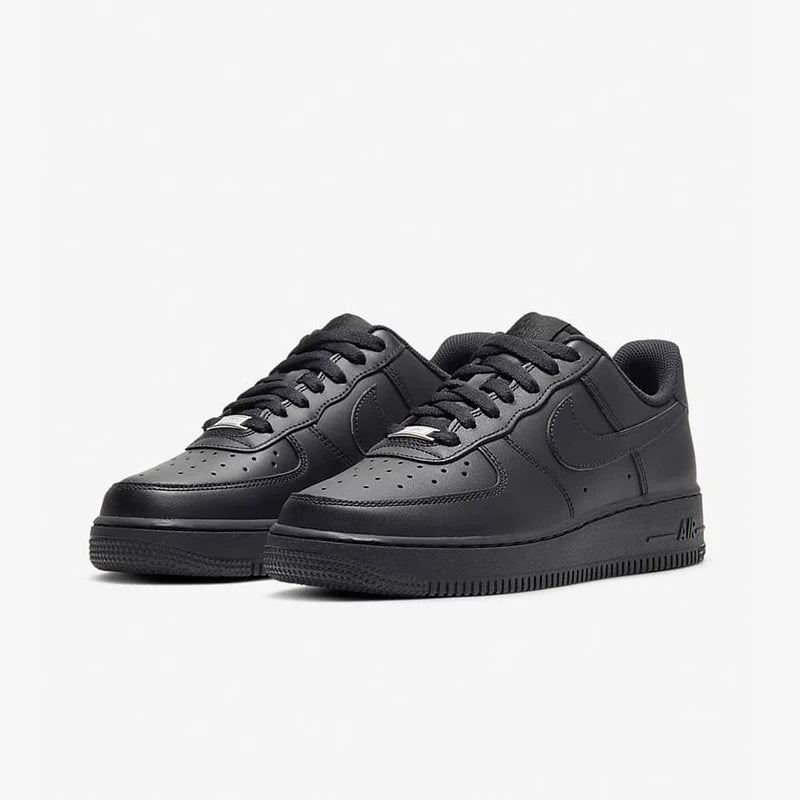 Nike Air Force 1 '07 Essential Women's Black Sneakers - Classic Style - footmaxldn