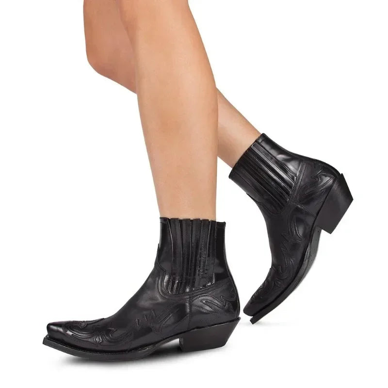 Men’s Pointed-Toe Chelsea Boots | Footmaxldn