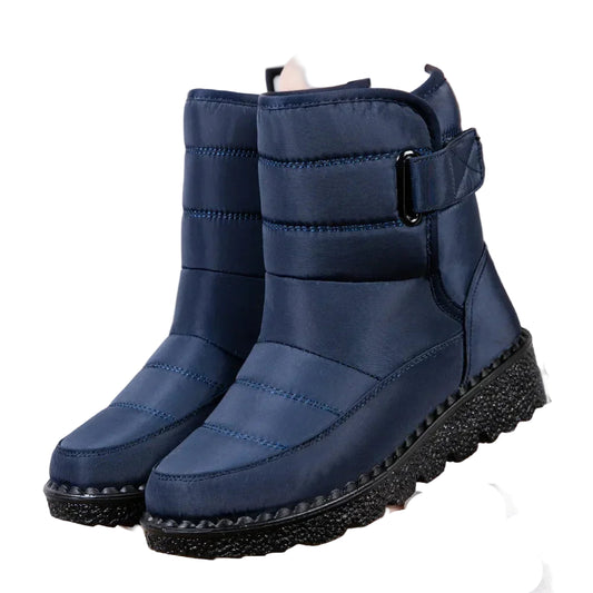 Footmax Waterproof Winter Boots Women - Faux Fur Snow Boots 2025 - footmaxldn