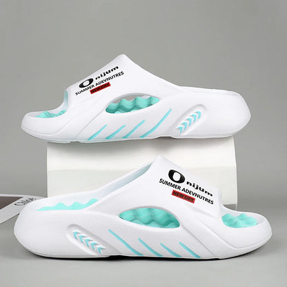 Mens Slippers Indoor Outdoor Casual - FOOTMAX