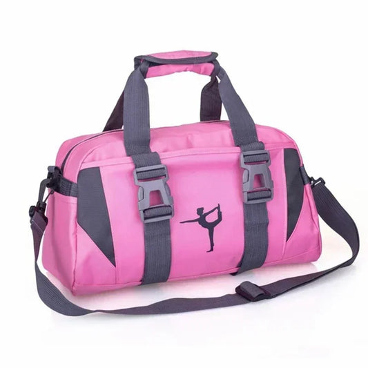 Footmax Waterproof Yoga Fitness Bag for Women - Nylon Training Shoulder Crossbody Gym Duffel 20-35L - footmaxldn