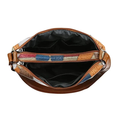 Blue Vintage Crossbody Bag - Retro Handbag for Women | footmaxldn - footmaxldn