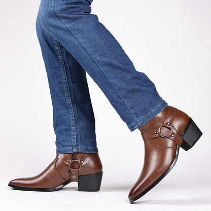 Men’s Pointed-Toe Chelsea Boots | Footmaxldn