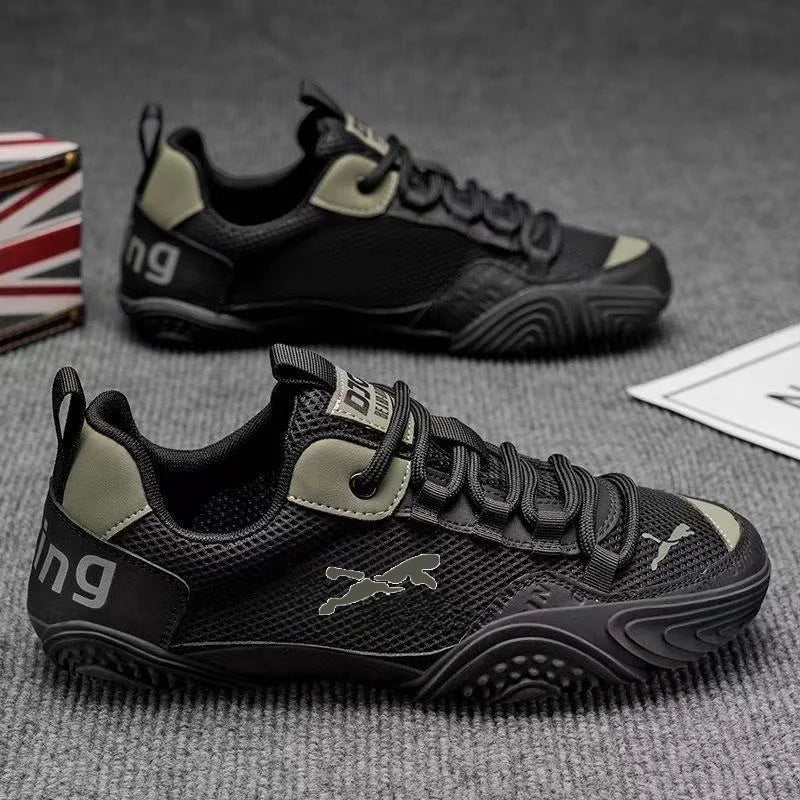 Footmaxldn Men's Breathable Mesh Running Sneakers