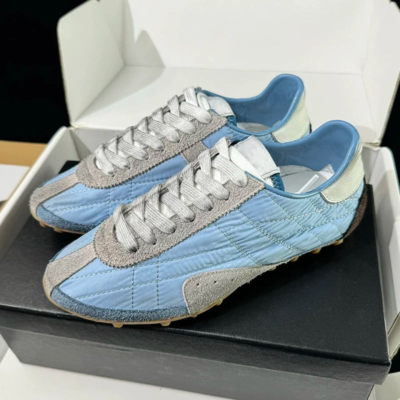 Footmaxldn Genuine Leather Lace-Up Casual Shoes