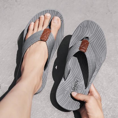 Footmax Men's Platform Flip Flops - Summer Beach Sandals 2024 - footmaxldn