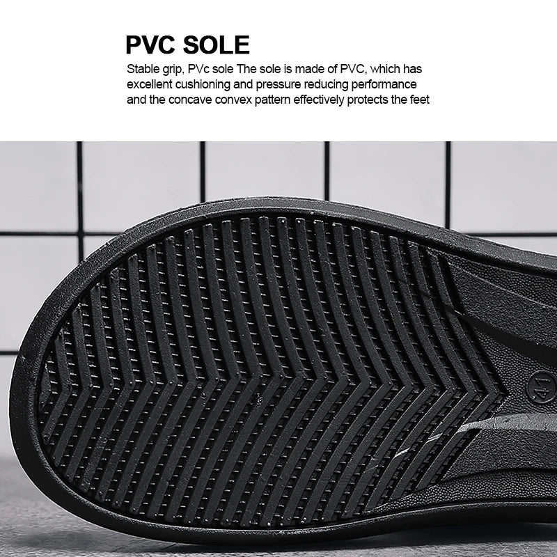 FootMax Men's Summer Beach Flip Flops - Breathable Casual Sandals Size 39-44 - footmaxldn