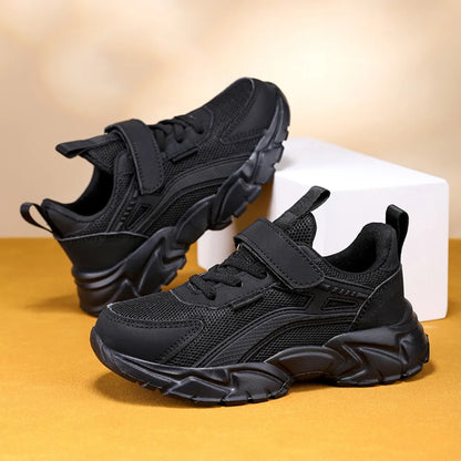 Footmaxldn Children's Breathable Mesh High-Top Trainers