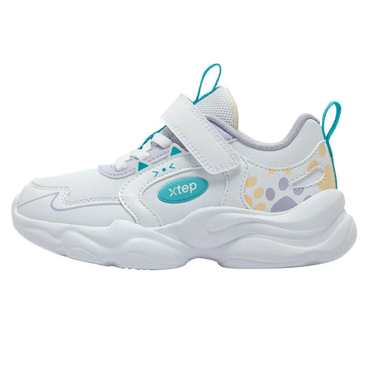 Xtep Kids Skateboarding Shoes - Girls Spring 2025 Velcro Sneakers - footmaxldn
