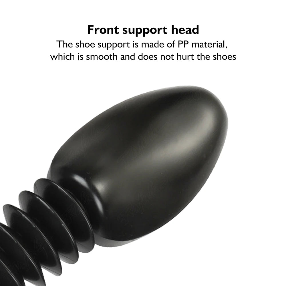 Footmax Adjustable Shoe Stretcher - 2-Pack Plastic Shoe Trees for Flats, Pumps & Boots