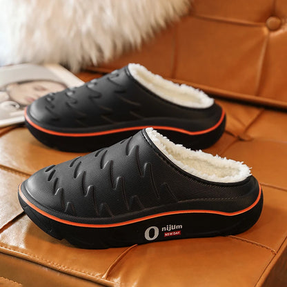 Men’s Plush-Lined Winter Slippers | Footmaxldn