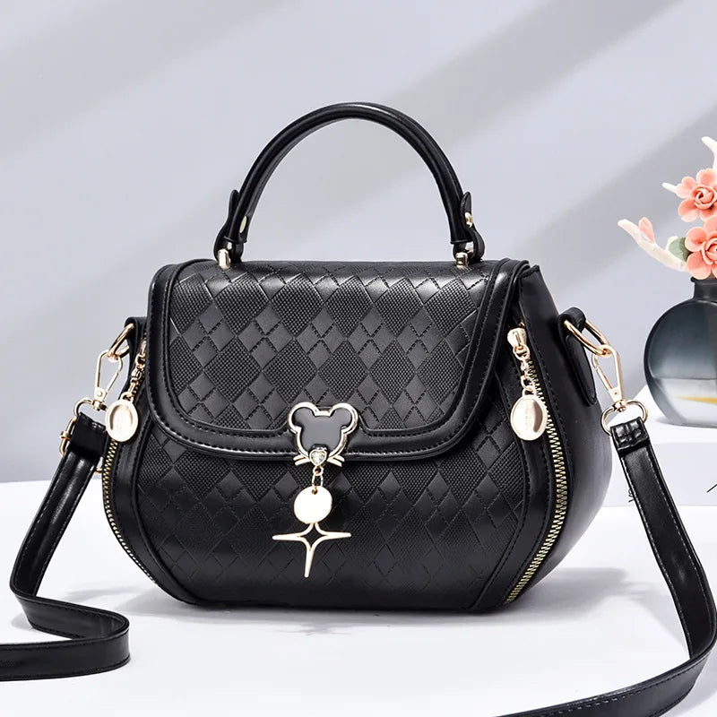 Women tote handbag bag  for women shoulder bag  sac a main femme luxury designer Genuine leather women's bag Bow Bucket bag - footmaxldn