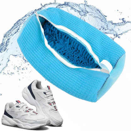 Footmax Shoe Washing Bag - Microfiber Laundry Net for Sneakers in Washing Machine