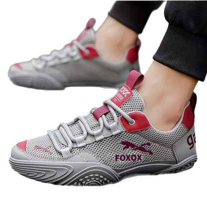Footmaxldn Men's Breathable Mesh Running Sneakers