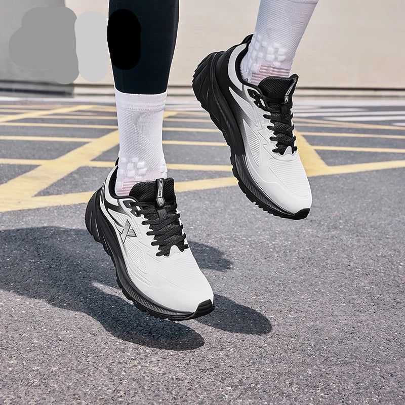 Footmax Men's Waterproof Running Shoes - Lightweight Shock Absorption Sneakers