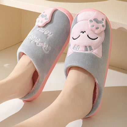 Women Slippers Casual Fur - FOOTMAX