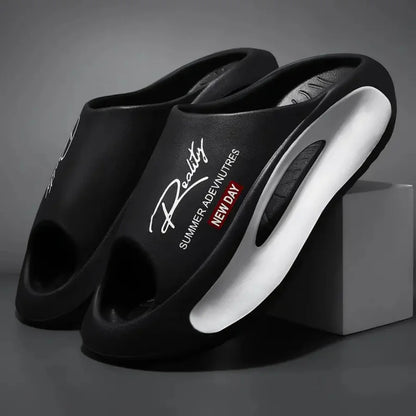FootMax Non-Slip Couple Slippers - Unisex EVA Indoor Slides - footmaxldn