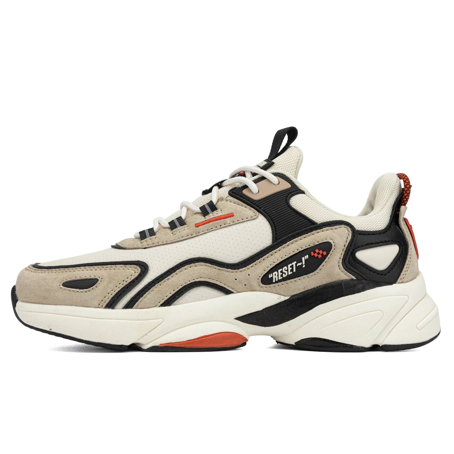 Baasploa Men Running Sneakers Leather Mesh Breathable Classic Sport Sneakers Male Comfortable Non-slip Waterproof Casual Shoes - footmaxldn