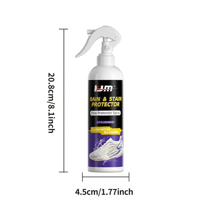 Footmax Waterproof Shoe Protector Spray - 100ml Stain Repellent for Leather & Suede