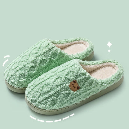 Womens Slippers Winter  Warm - FOOTMAX