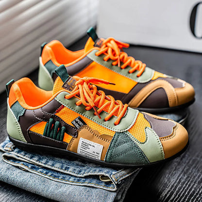 Footmaxldn Men's Casual Hiking Trainers - Outdoor Sports Street Sneakers - footmaxldn
