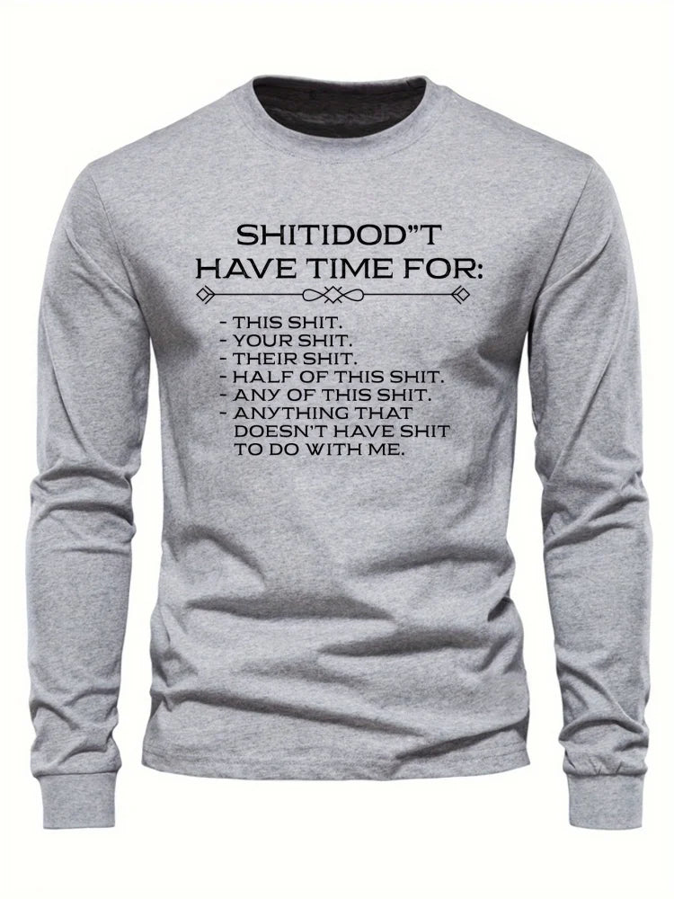 Men's Beige & Black Colour-Block Long-Sleeve T-Shirt