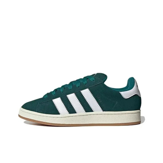 Adidas originals CAMPUS 00s Suede Fashionable Retro Low Top Casual Board Shoes Men and Women's Gentle Green - footmaxldn