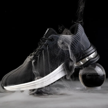 Footmax Steel Toe Safety Work Shoes - Anti-Smash Protective Boots Men Women - footmaxldn