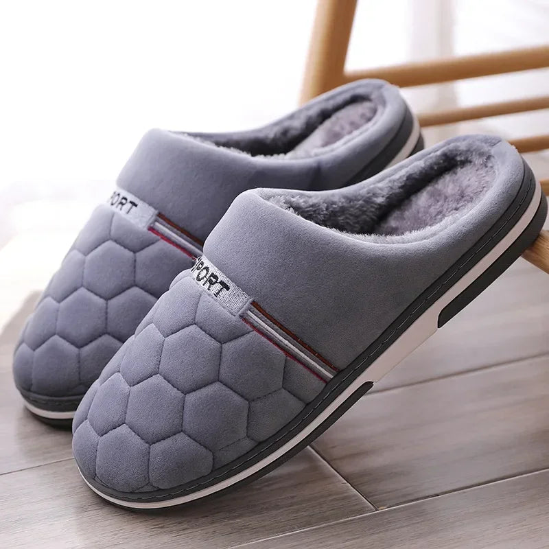 Men's Big Size Winter Waterproof Slippers - Non-Slip | Footmax - footmaxldn