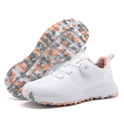 Hot Sale Waterproof Golf Shoes Unisex Outdoor Non-Slip Golf Sneakers Men Luxury Comfortable Golfer Footwear Women Walking Shoes - footmaxldn