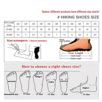 GOLDEN CMAEL Women's Hiking Shoes Waterproof Non-slip Woman Sneakers Outdoor Sports Trekking Shoes for Women 2023 Autumn New - footmaxldn