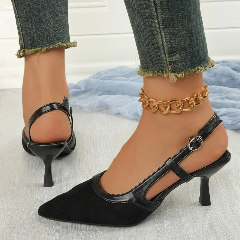 FootMax Luxury Women's High Heel Sandals - Comfortable Summer 2025 Fashion - footmaxldn