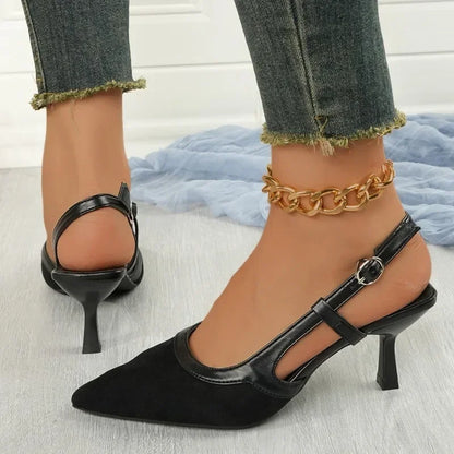 FootMax Luxury Women's High Heel Sandals - Comfortable Summer 2025 Fashion - footmaxldn