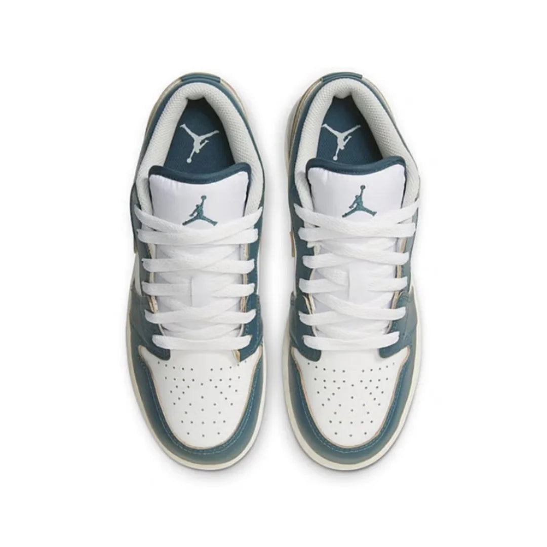 Nike Air Jordan 1 Low Se Aj1 Comfortable and Versatile Low-Top Non-Slip Wear-Resistant Beige Pink Retro Sneakers Fq8041-300 - footmaxldn