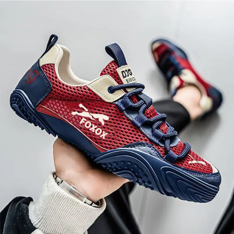 Footmaxldn Men's Breathable Mesh Running Sneakers