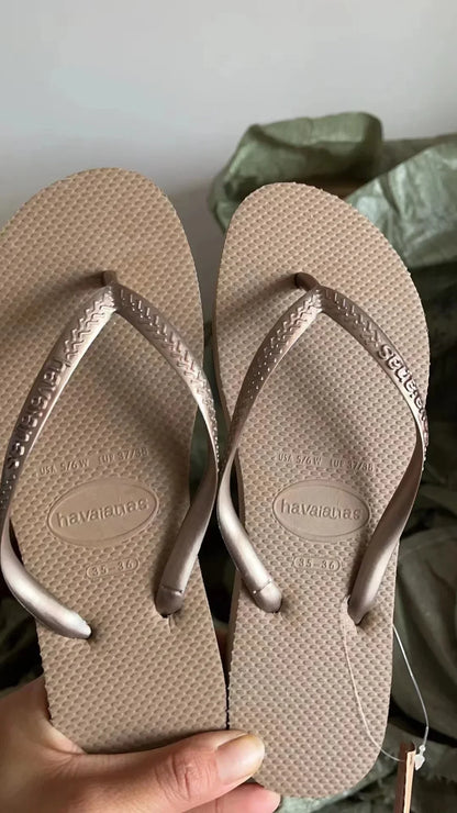 Footmax Women's Summer Flip Flops - Outdoor Beach Slippers 2025 - footmaxldn