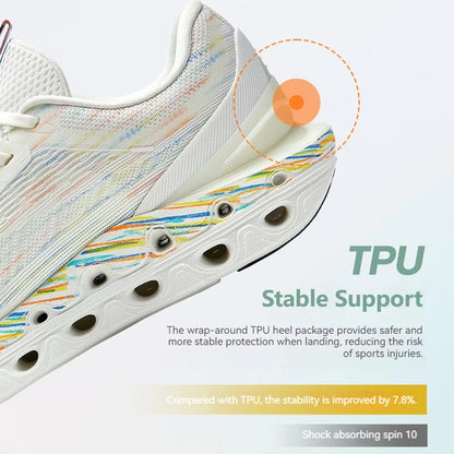 Xtep Reactive Coil 11.0 Running Shoes For Men 2024 Summer Sports Shoes Shock Absorption Rebound Soft Sneakers 976219110026 - footmaxldn
