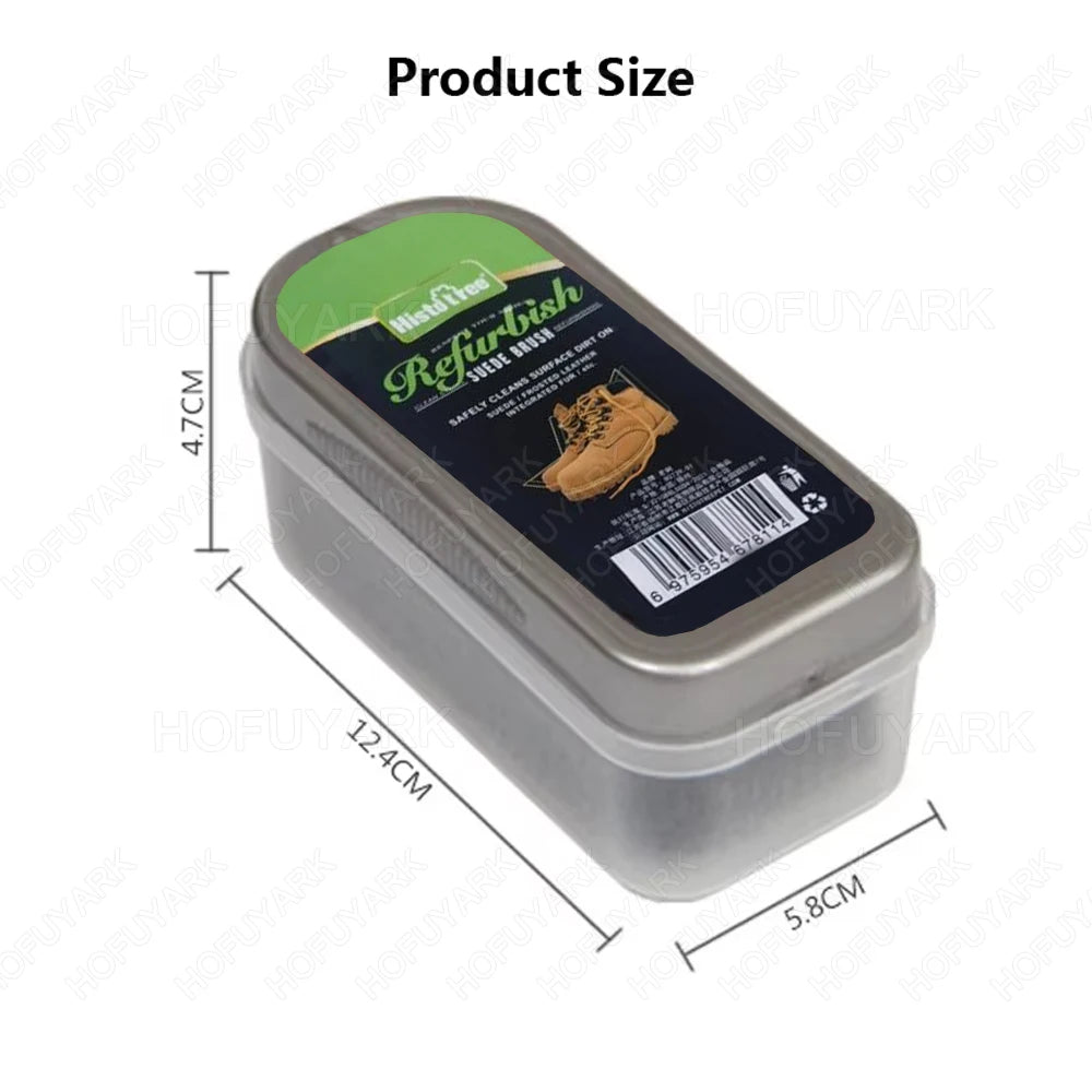 Footmax Suede Shoe Brush - Soft Sheepskin Cleaner for Boots & Sneakers