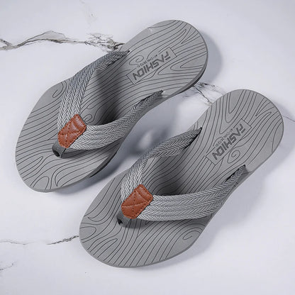 Footmax Men's Platform Flip Flops - Summer Beach Sandals 2024 - footmaxldn